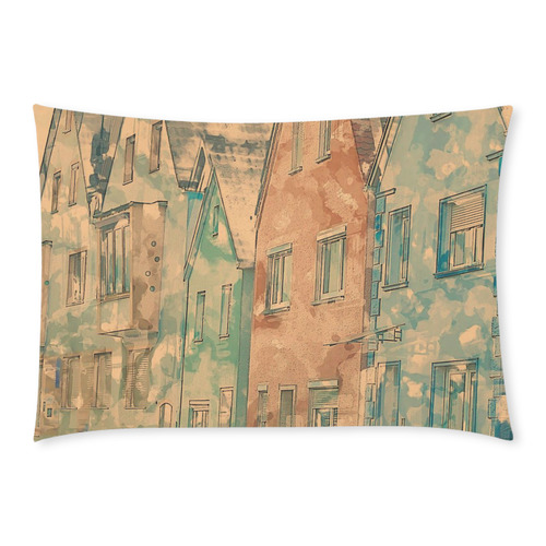 In the lanes B by JamColors Custom Rectangle Pillow Case 20x30 (One Side)