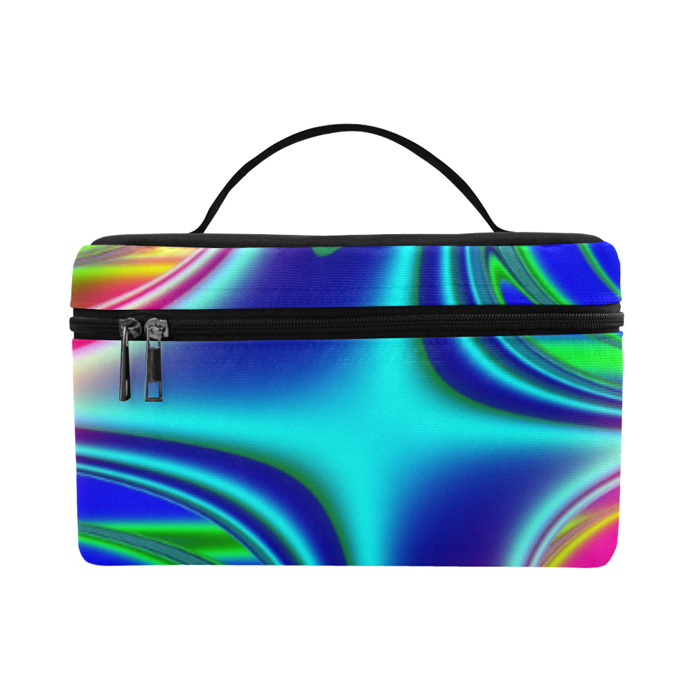 Rainbow Splash Fractal Lunch Bag/Large (Model 1658)