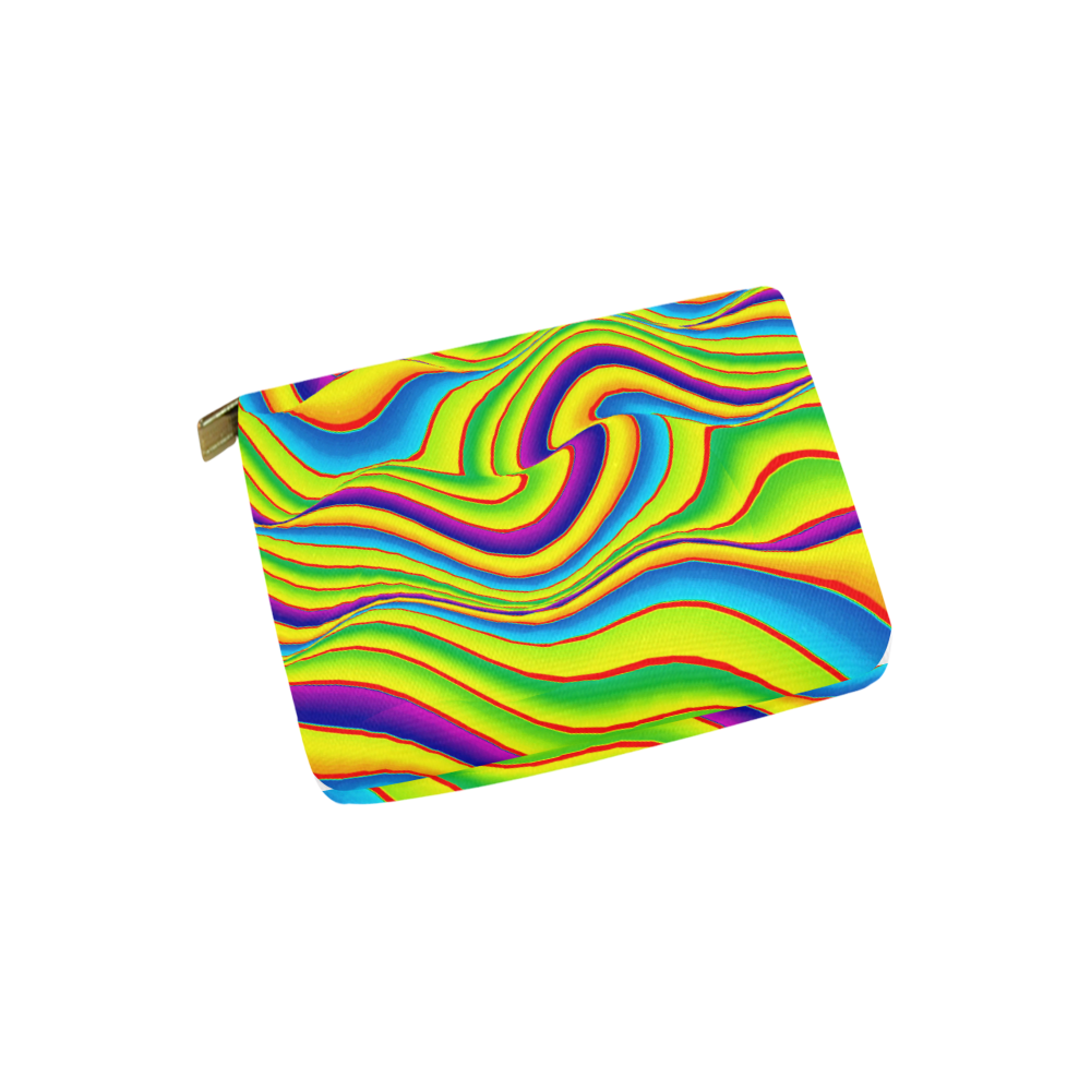 Summer Wave Colors Carry-All Pouch 6''x5''