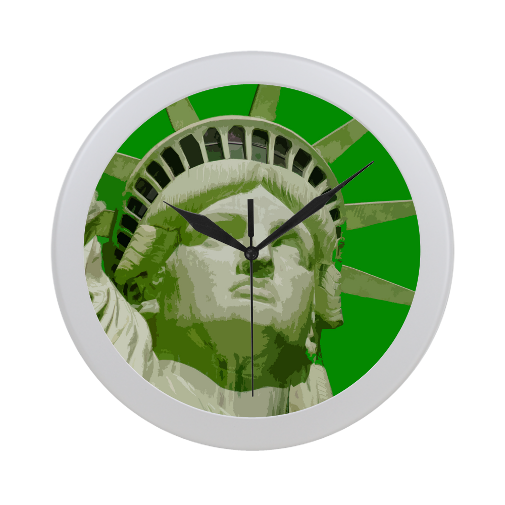 Liberty20170209_by_JAMColors Circular Plastic Wall clock