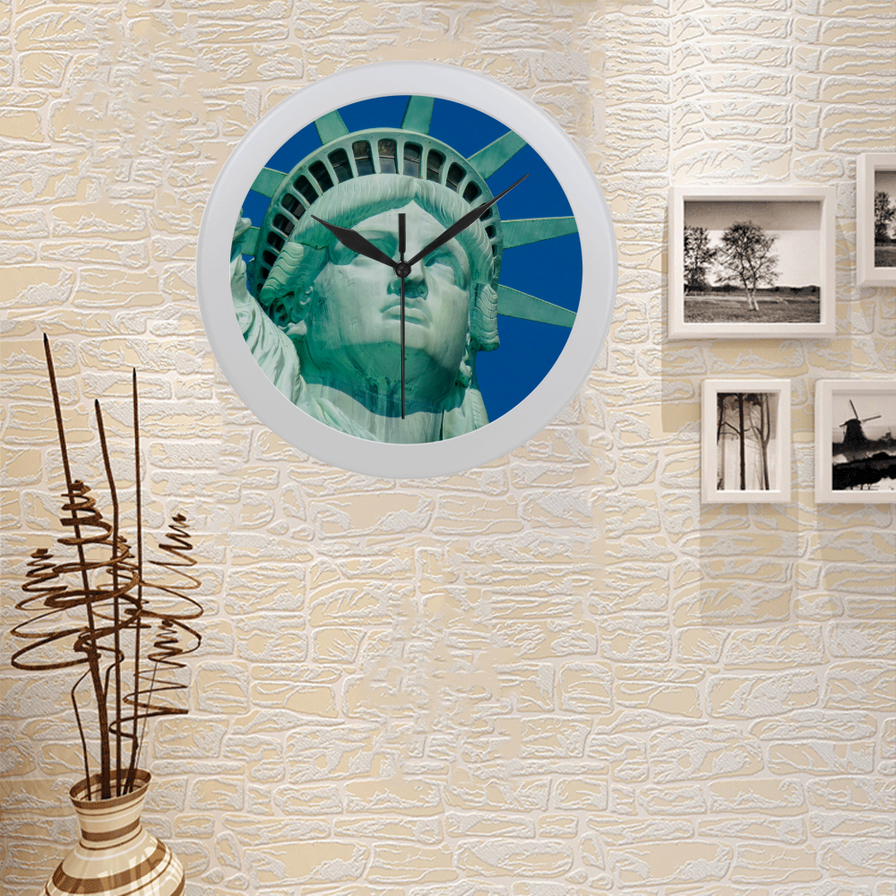 Liberty20170212_by_JAMColors Circular Plastic Wall clock