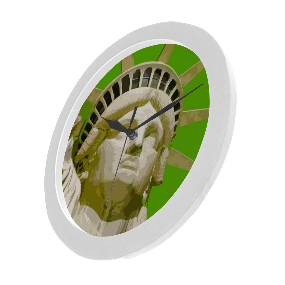 Liberty20170208_by_JAMColors Circular Plastic Wall clock