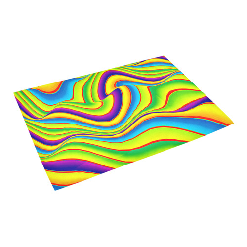 Summer Wave Colors Azalea Doormat 24" x 16" (Sponge Material)
