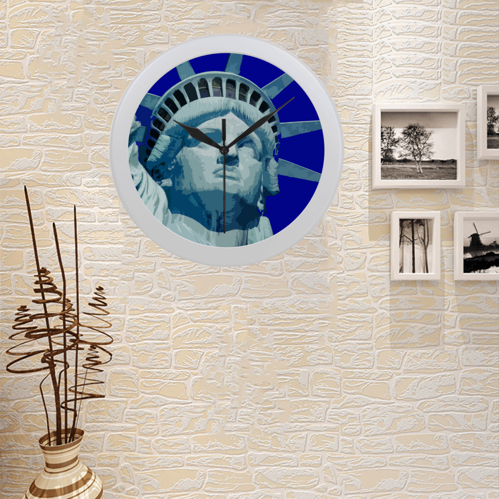 Liberty20170203_by_JAMColors Circular Plastic Wall clock