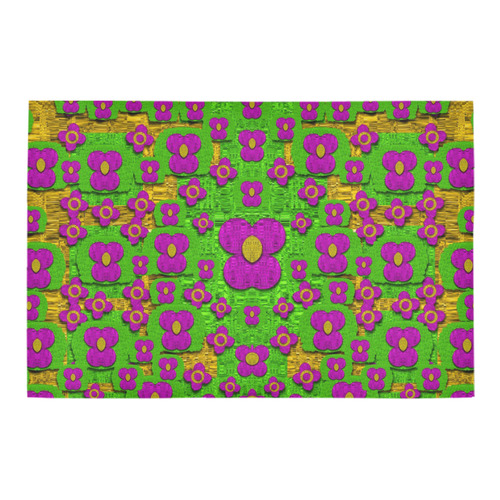 Flower Power POP Art Azalea Doormat 24" x 16" (Sponge Material)
