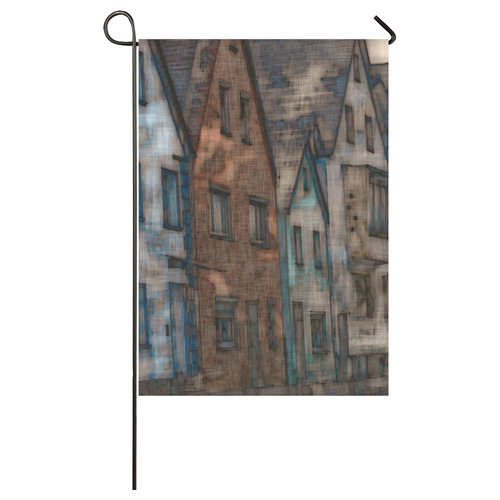 In the lanes C by JamColors Garden Flag 28''x40'' （Without Flagpole）