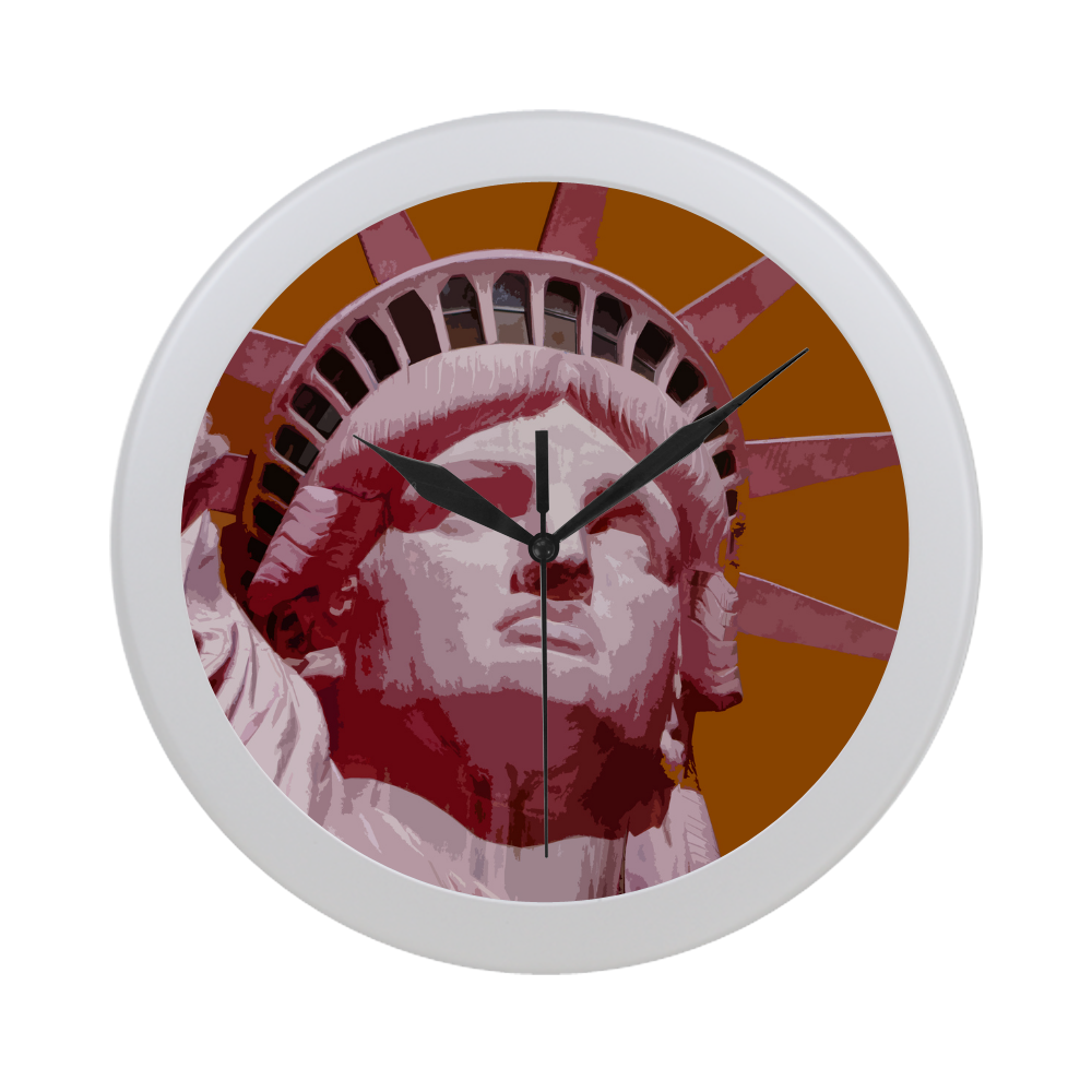 Liberty20170206_by_JAMColors Circular Plastic Wall clock