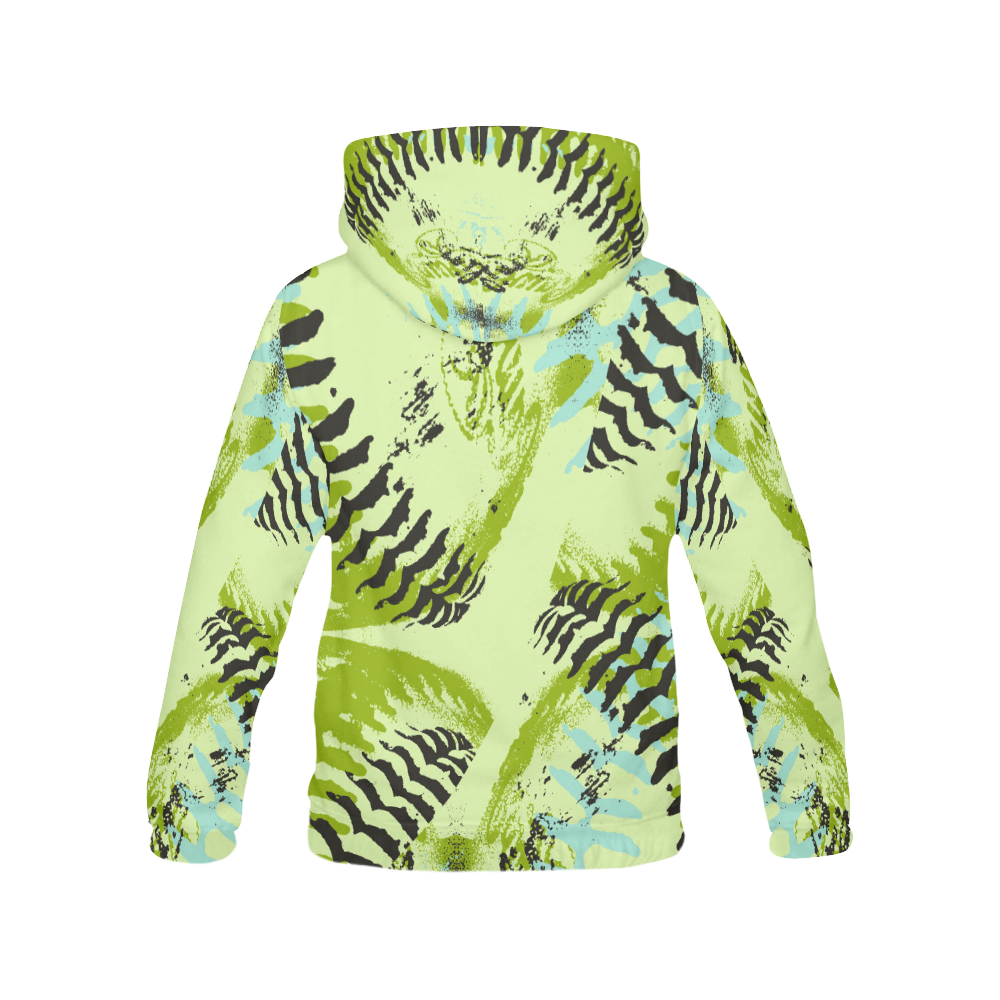 Allstar All Over Print Hoodie for Women (USA Size) (Model H13)