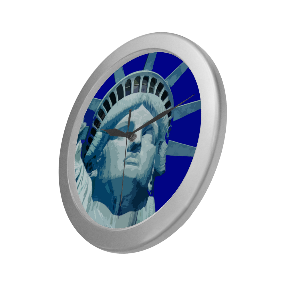 Liberty20170203_by_JAMColors Silver Color Wall Clock