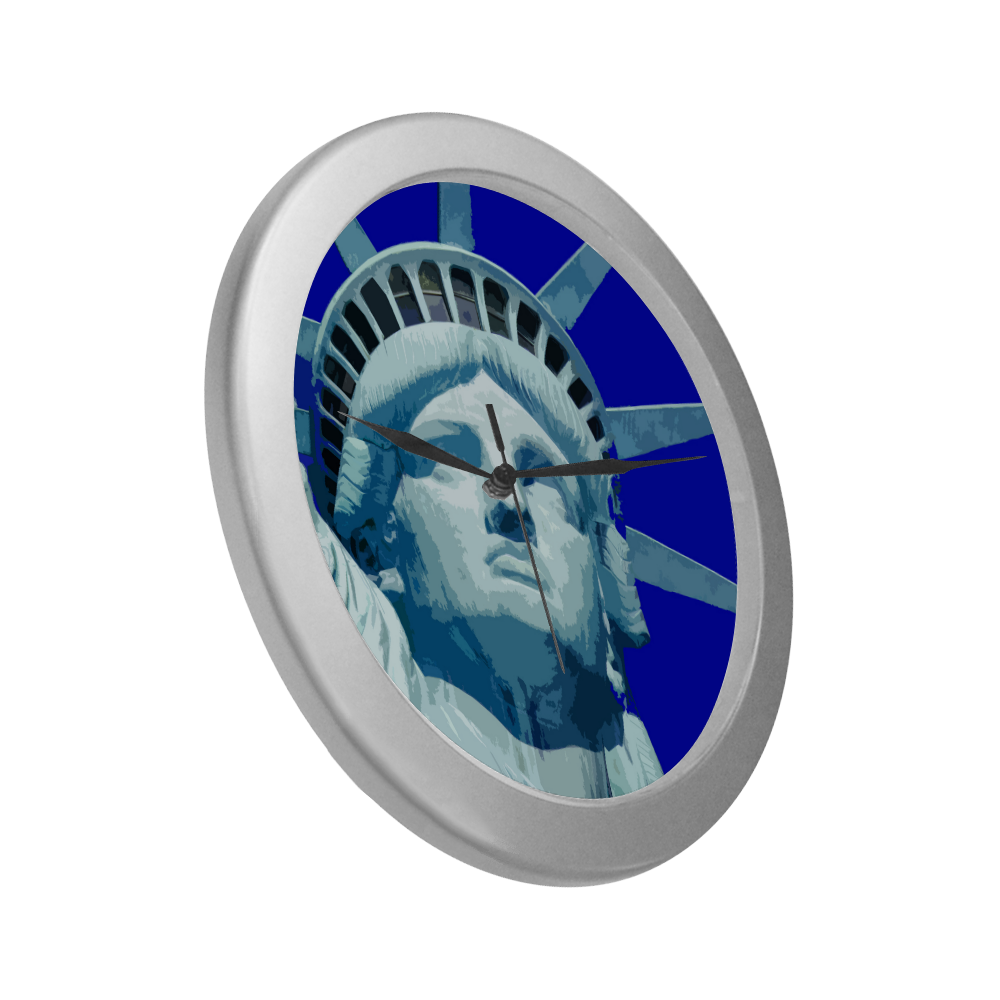 Liberty20170203_by_JAMColors Silver Color Wall Clock