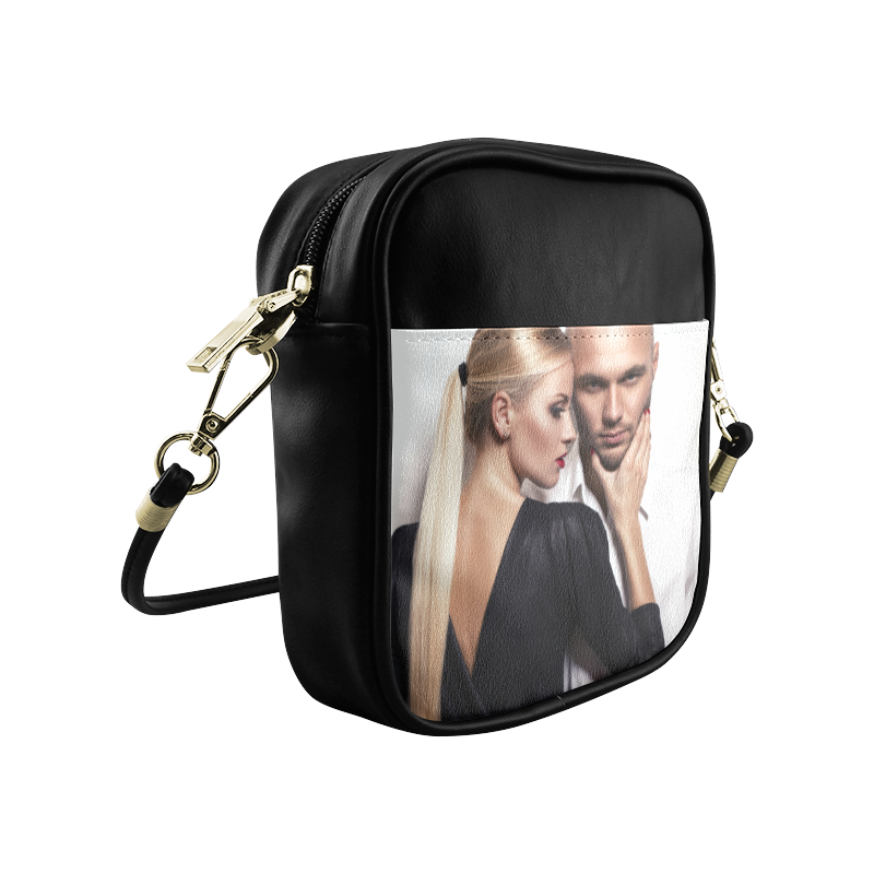 Beautiful Woman and Man Beauty Fashion Photo Sling Bag (Model 1627)