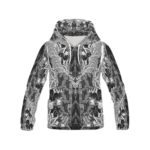 love and prosperity 3 v All Over Print Hoodie for Women (USA Size) (Model H13)