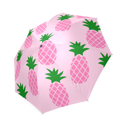 Pink Pineapple Foldable Umbrella (Model U01)