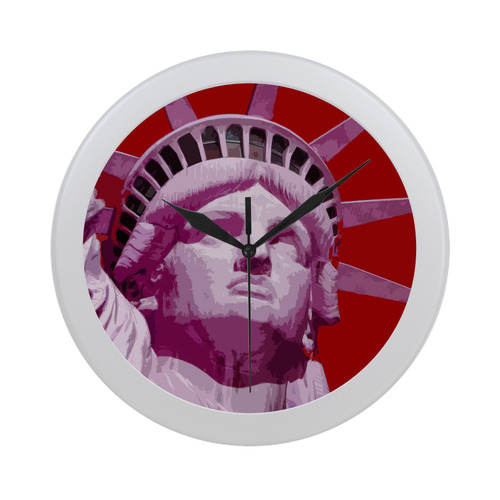 Liberty20170201_by_JAMColors Circular Plastic Wall clock