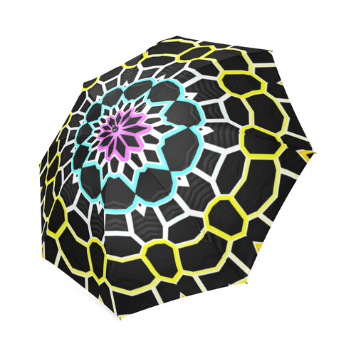 Live Line Mandala Foldable Umbrella (Model U01)