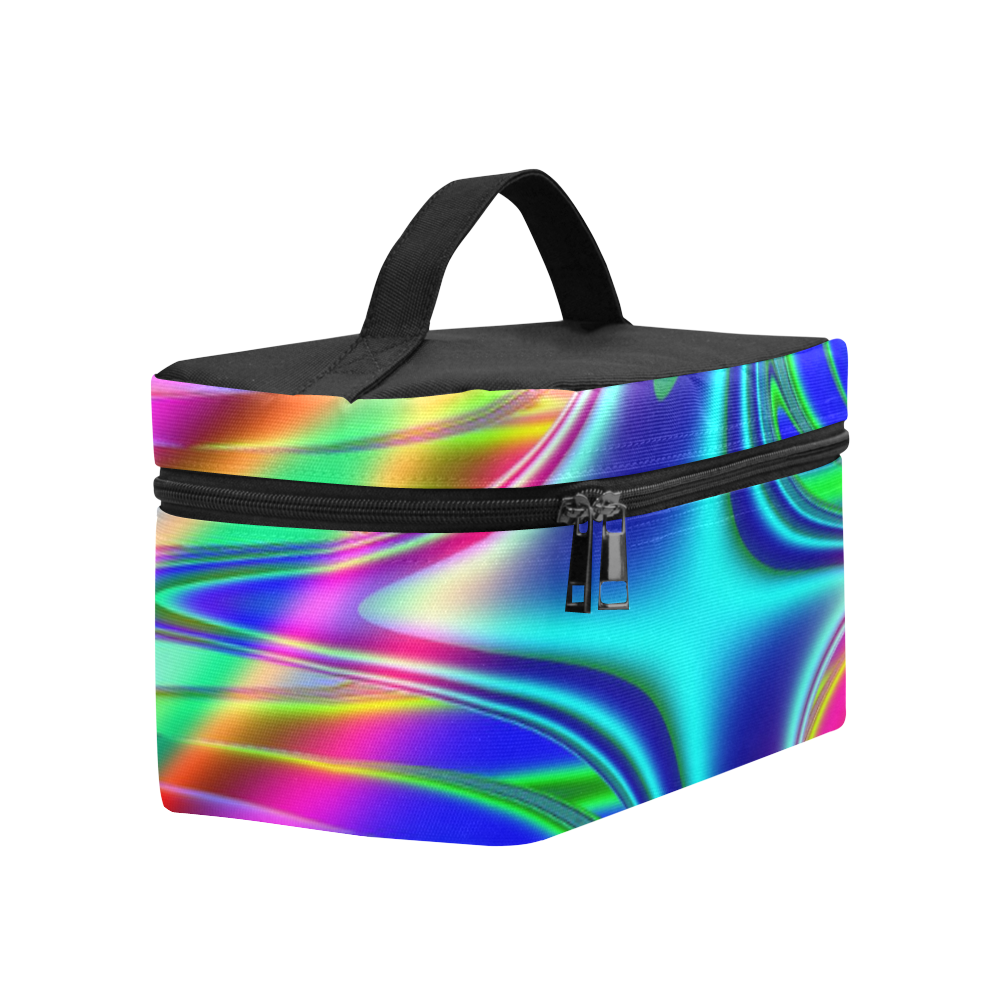 Rainbow Splash Fractal Lunch Bag/Large (Model 1658)