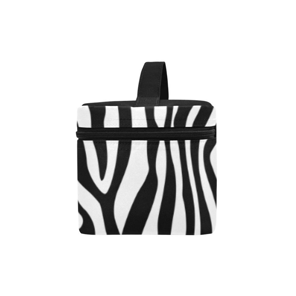 Zebra Stripes Pattern - Black Clear Lunch Bag/Large (Model 1658)
