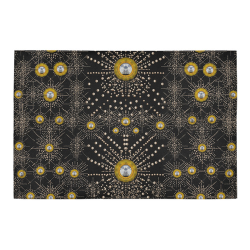 Lace of pearls in the earth galaxy Azalea Doormat 24" x 16" (Sponge Material)