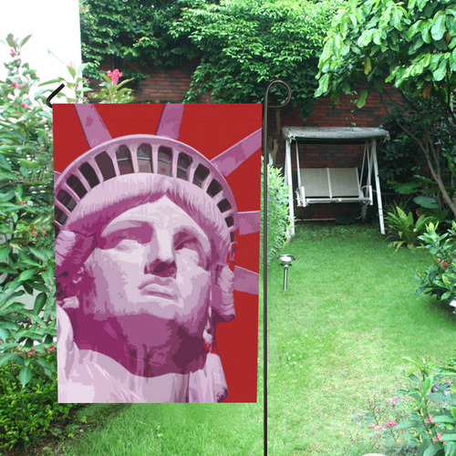 Liberty20170201_by_JAMColors Garden Flag 28''x40'' （Without Flagpole）