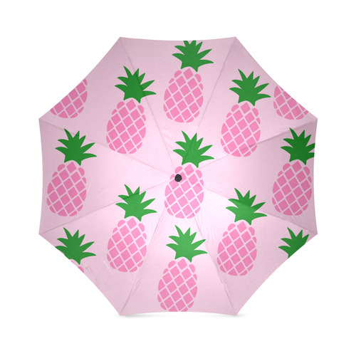Pink Pineapple Foldable Umbrella (Model U01)