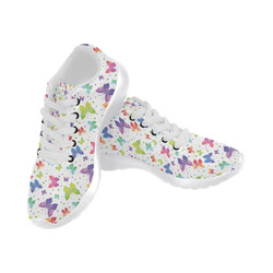 Colorful Butterflies Women’s Running Shoes (Model 020)