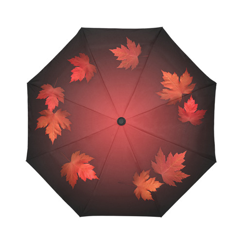 Autumn Leaves Umbrellas Canada Maple Leaf Gifts Auto-Foldable Umbrella (Model U04)