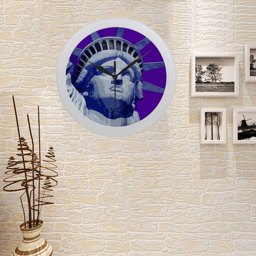 Liberty20170204_by_JAMColors Circular Plastic Wall clock
