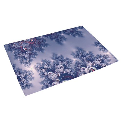 Purple Frost Fractal Azalea Doormat 30" x 18" (Sponge Material)
