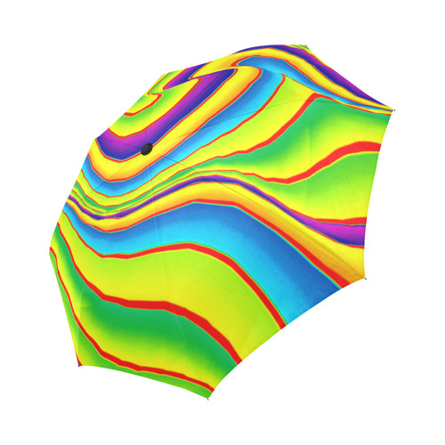 Summer Wave Colors Auto-Foldable Umbrella (Model U04)