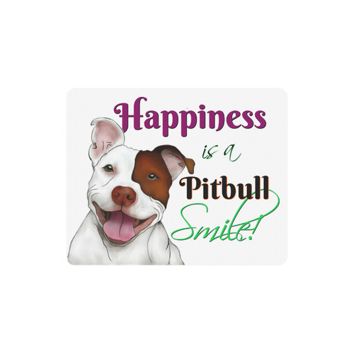 Pitbull Smile Mouse Pad Rectangle Mousepad