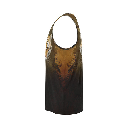 A gorgeous painted siberian tiger All Over Print Tank Top for Men (Model T43)