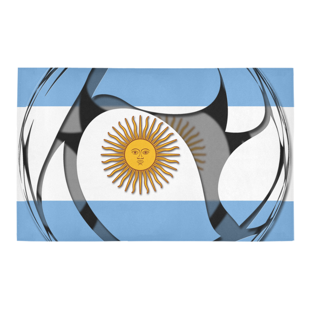 The Flag of Argentina Bath Rug 20''x 32''