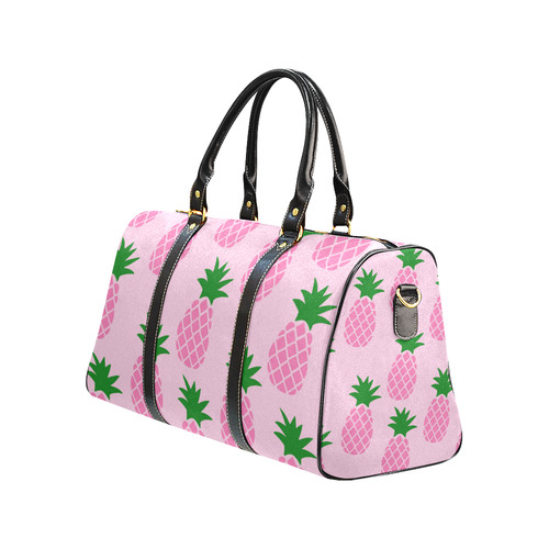 Pink Pineapple travel bag New Waterproof Travel Bag/Small (Model 1639)