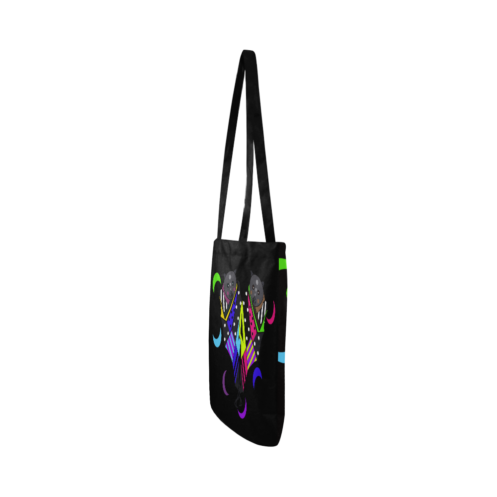 Pop art bat tote Reusable Shopping Bag Model 1660 (Two sides)