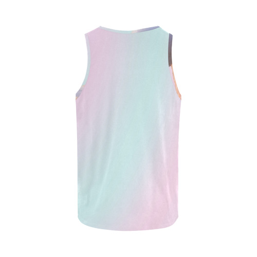 Flamingo Pink Mint All Over Print Tank Top for Women (Model T43)