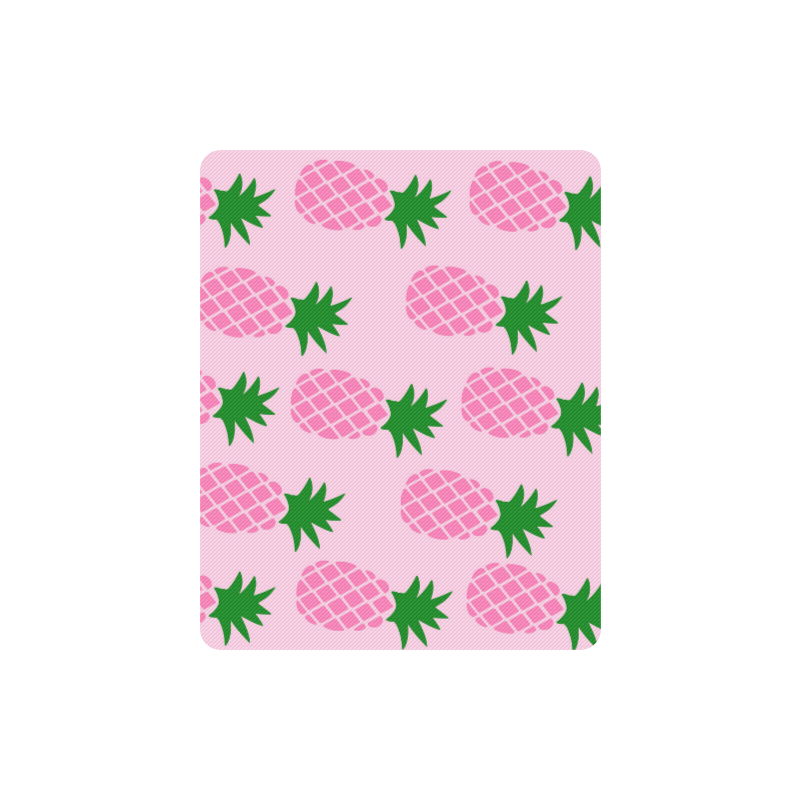 Pink Pineapple Rectangle Mousepad