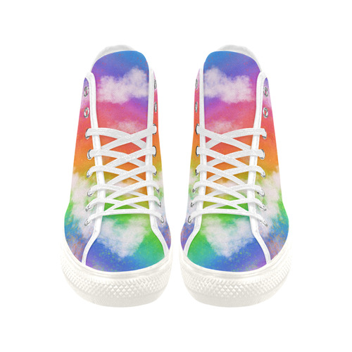 Rainbow Love. Inspired by the Magic Island of Gotland. Vancouver H Men's Canvas Shoes/Large (1013-1)