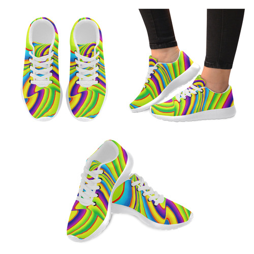 Summer Wave Colors Men’s Running Shoes (Model 020)