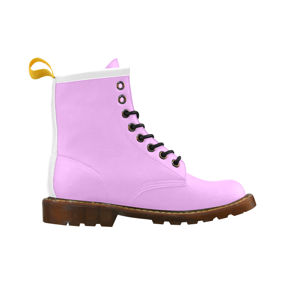 Only two Colors: Light Pink High Grade PU Leather Martin Boots For Men Model 402H