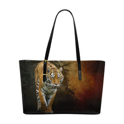 A gorgeous painted siberian tiger Euramerican Tote Bag/Large (Model 1656)