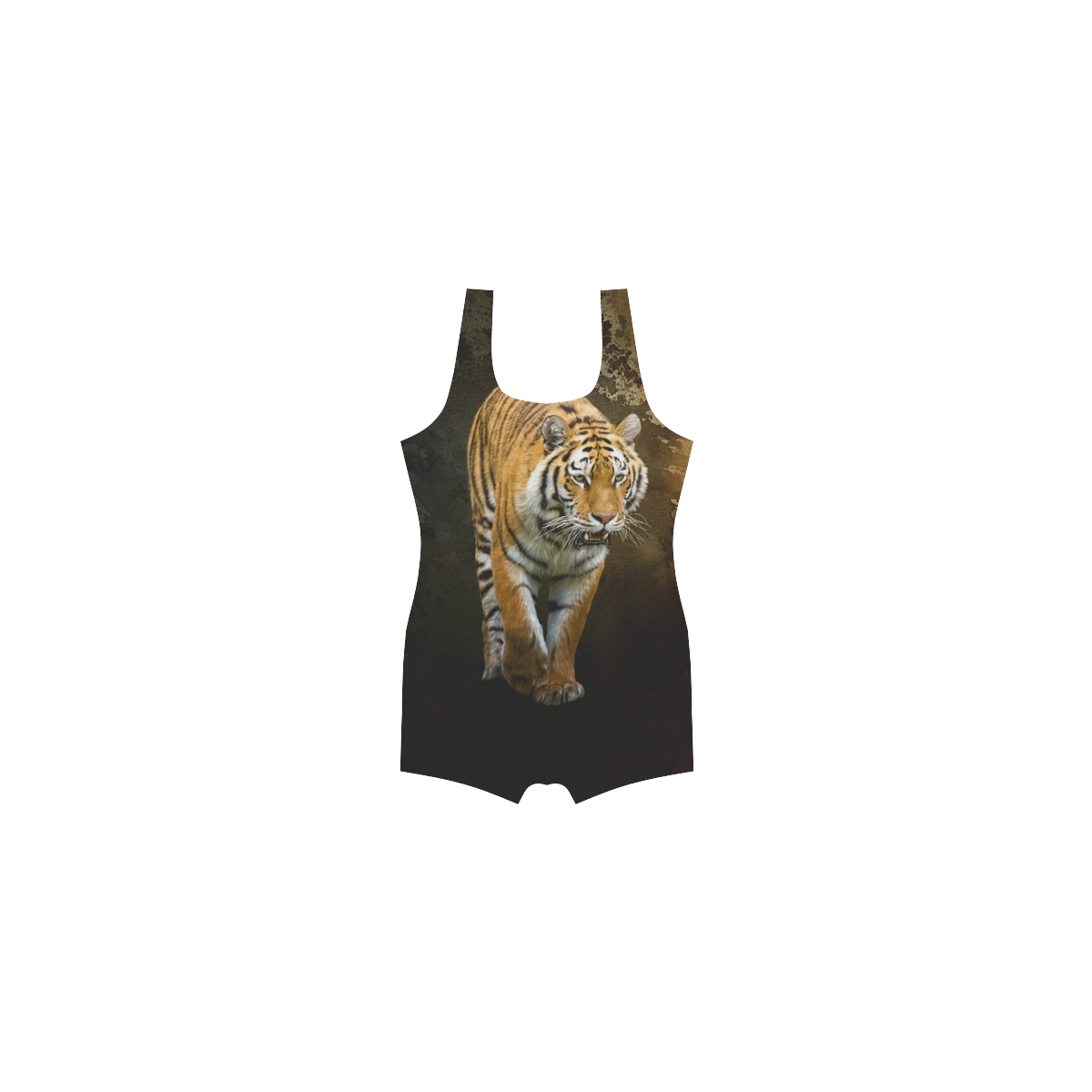 A gorgeous painted siberian tiger Classic One Piece Swimwear (Model S03)