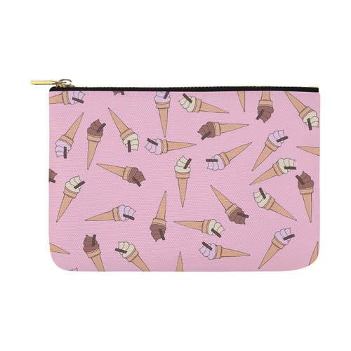 Pink Fun Ice Cream Pattern Carry-All Pouch 12.5''x8.5''