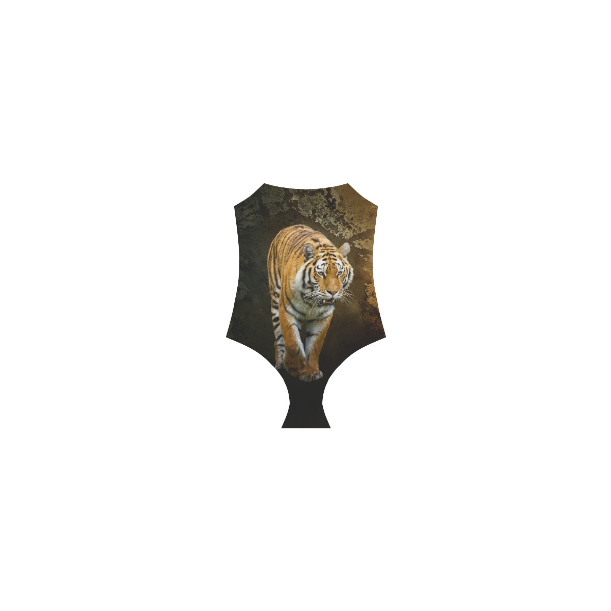 A gorgeous painted siberian tiger Strap Swimsuit ( Model S05)