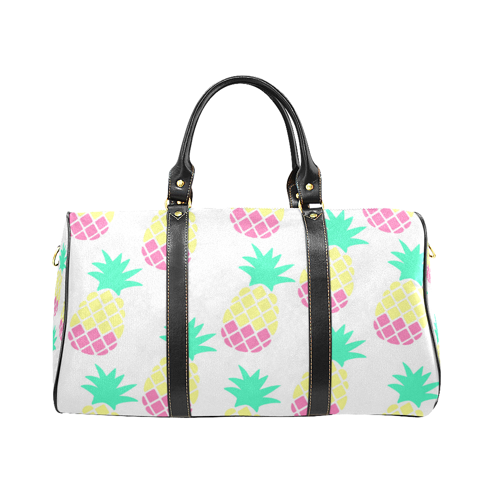Pretty Pineapple New Waterproof Travel Bag/Small (Model 1639)