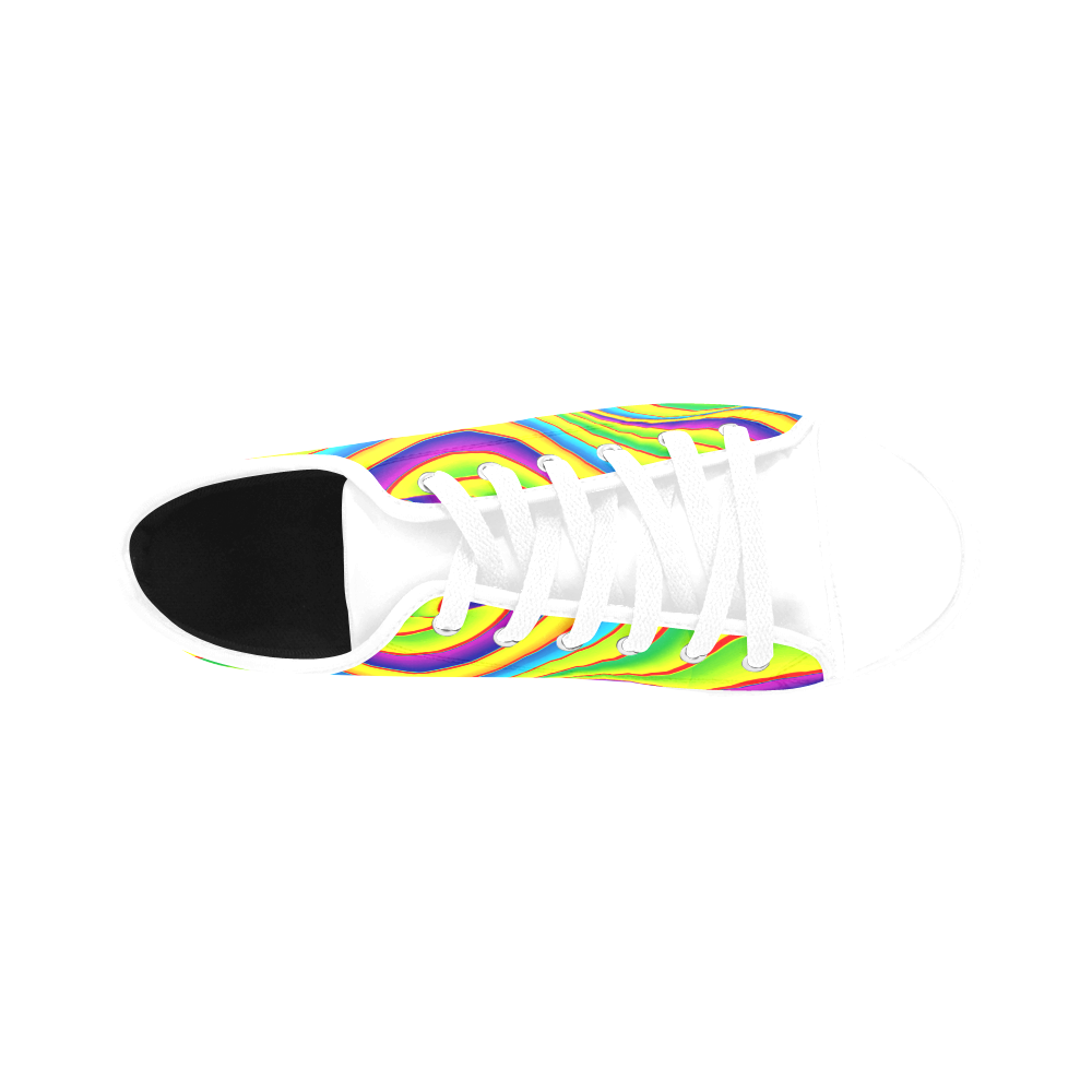 Summer Wave Colors Aquila Microfiber Leather Women's Shoes/Large Size (Model 031)