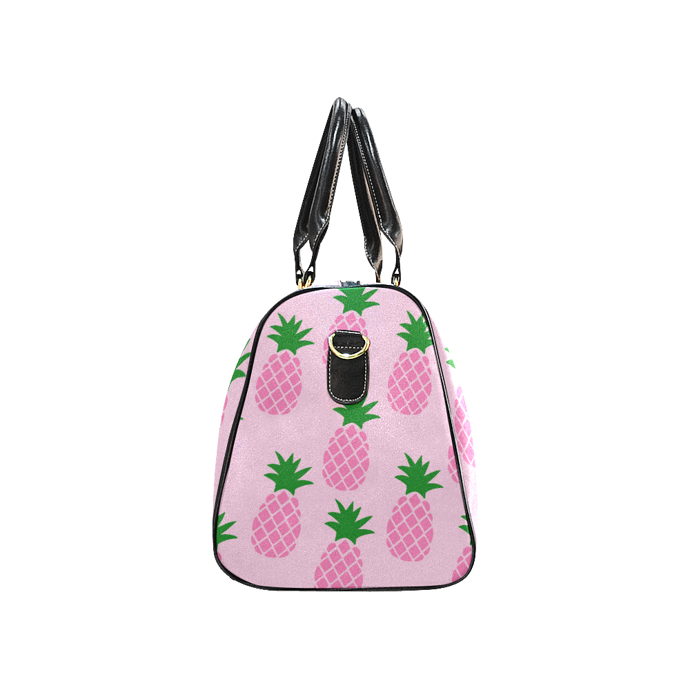 Pink Pineapple travel bag New Waterproof Travel Bag/Small (Model 1639)