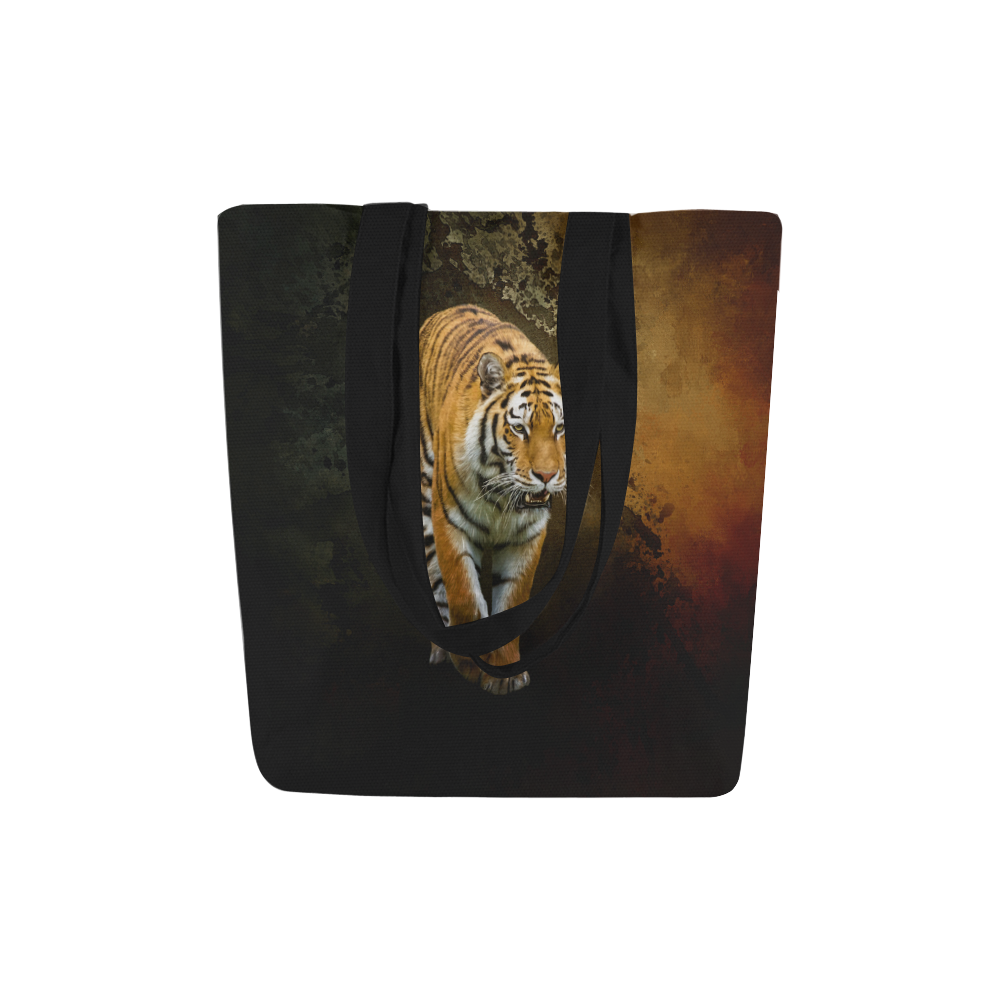 A gorgeous painted siberian tiger Canvas Tote Bag (Model 1657)