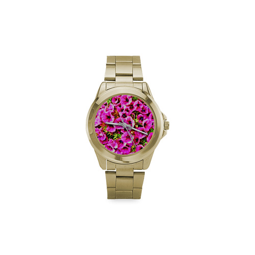 amazing floral 517C by JamColors Custom Gilt Watch(Model 101)