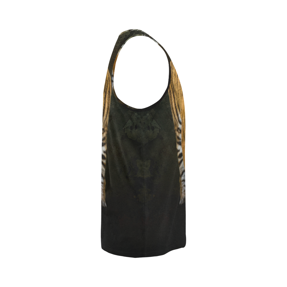 A gorgeous painted siberian tiger All Over Print Tank Top for Men (Model T43)