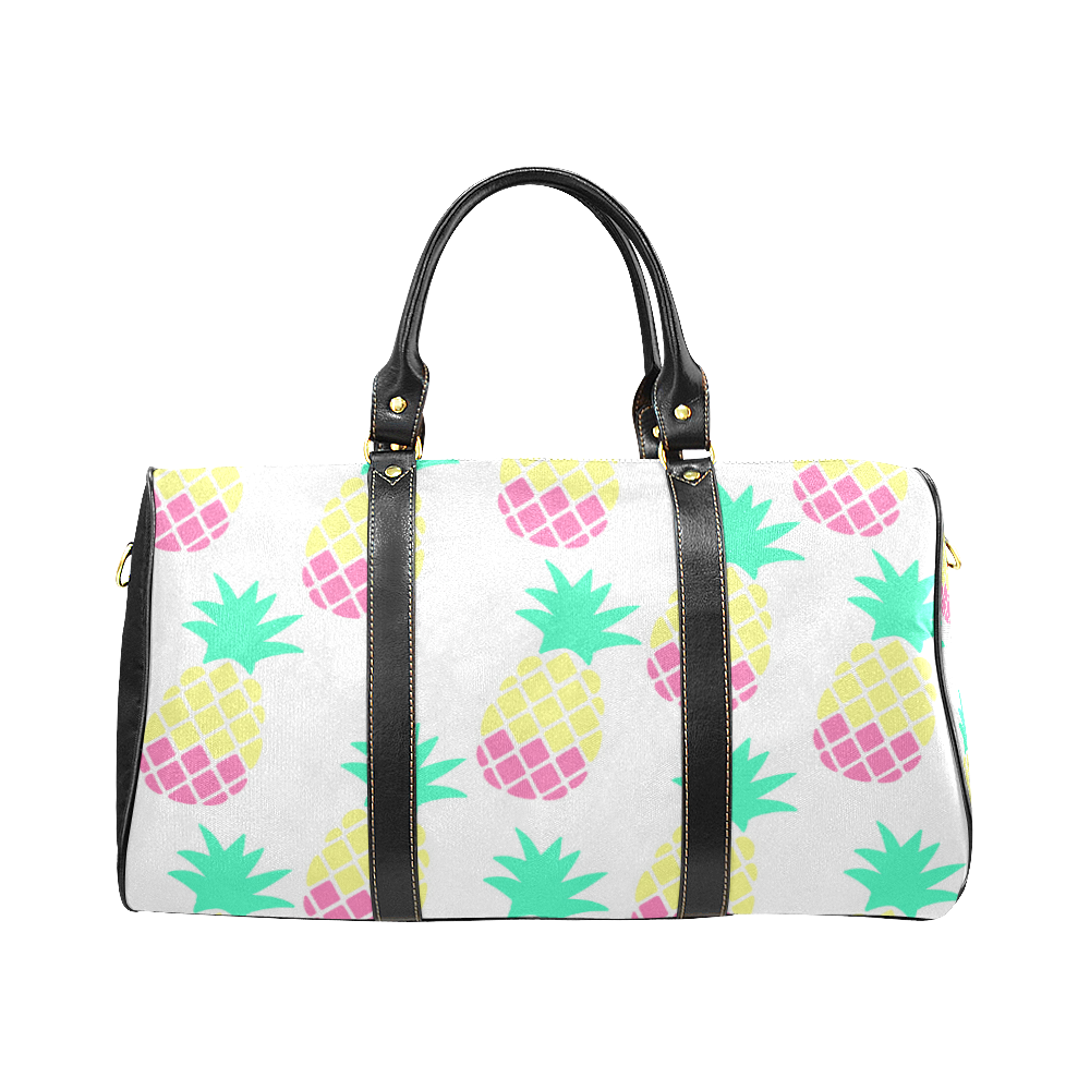 Pretty Pineapple New Waterproof Travel Bag/Small (Model 1639)